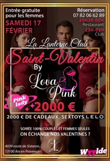 SAINT-VALENTIN BY LOVAPINK et PINKLADY .Notre Partenaire LOVAPINK vous régale : 2000€ de cadeaux Lelo à gagner !!! 100% couples & femmes