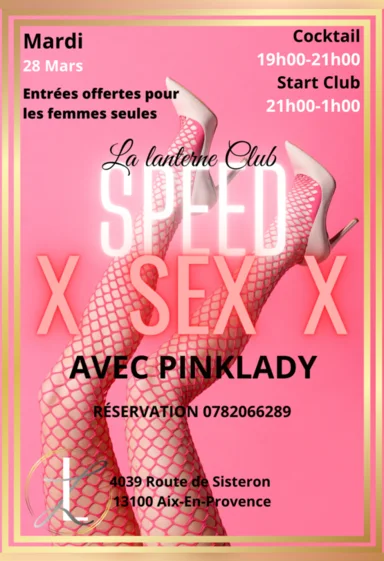 Afterwork "SPEED SEX" !! Avec PINK LADY