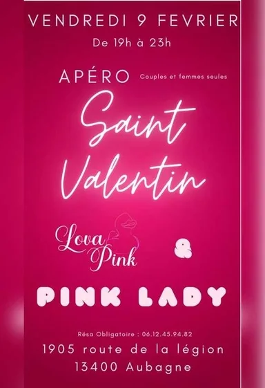 Apéro saint Valentin LOVAPINK