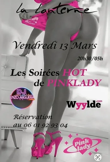 🔥LA SOIRÉE HOT DE PINKLADY🔥 RÉSERVATIONS 👉 0601929304. LE FEUX SUR LE COMPTOIR ET DANS LES COINS CALINS !!. CADEAUX🔥🔥🔥 **Tarifs exceptionnels pour cette soirée pinklady avec cocktail dînatoire offert à tous les inscrits Wyylde :** 👩‍❤️‍👨 **couple ** : 40€ ~ *cocktail dînatoire Deux verres hors cocktails et entrée au club🍹🍹 👩 **Femme)** : 20€ ~ *cocktail dînatoire un verre hors cocktails et entrée au club* 🔥 👨 **Homme)** : 60€ ~ *cocktail dînatoire 1 verre hors cocktails et entrée au club * 😉💎 🍣 **Cocktail dînatoire offert** à tous les inscrits sur **Wyylde** 🆓