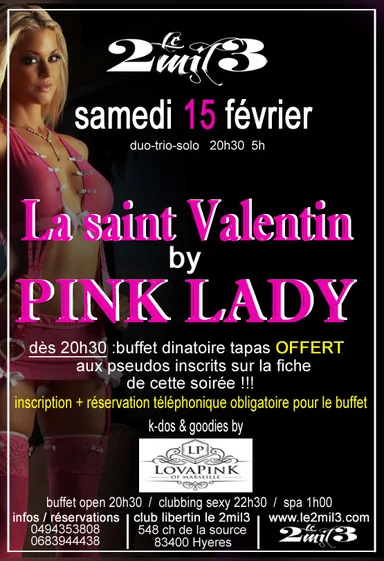 LA ST VALENTIN BY PINK LADY