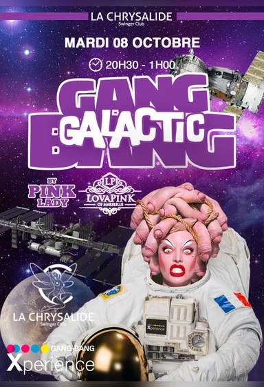 Flyer — Soirée Privée Sexy Gang-Bang by Pink Lady & Lova Pink