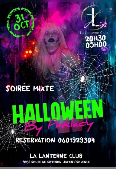 🎃 H A L L O W E E N . P A R T Y . N I G H T 💀 👻 by PINKLADY 👻 😱💃 Venez célébrer la nuit où les morts-vivants Profitez d’un menu spécial 🕚💀🎶 ‼️ La priorité sera donnée aux âmes qui arborent une touche d’Halloween 🎃 sur leur tenue. Les plus belles tenues 👗🧟‍♂️🕷️ seront récompensées par des cadeaux surprises terrifiants! 🎁⚰️ --- ⚰️ ATTENTION ⚰️ Les places sont LIMITÉES ! Ne laissez pas les autres esprits vous voler votre soirée ! --- 📞 RÉSERVATION📞 0601929304 - PINKLADY- DJEMBE LIVE PERCUSSION